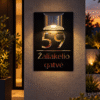 exec-52c391ca-6865-46c0-9ed0-85d05c5036a6 Personalised House Number & Street Name Plaque with Light