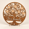 exec-f2c6e20d-091d-4d78-ba97-528d89b16126 Personalised wooden family tree with engraved heart names and Our family lettering